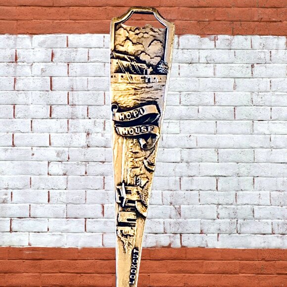 Grand Canyon Arizona Vtg Sterling Silver Souvenir Spoon FRONT + BACK Scenes - Picture 5 of 12